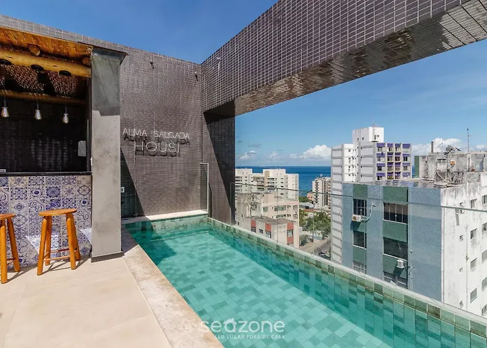 Aptos Charmosos A 450M Da Praia Da Barra Com Rooftop E Vista Mar - Prv
