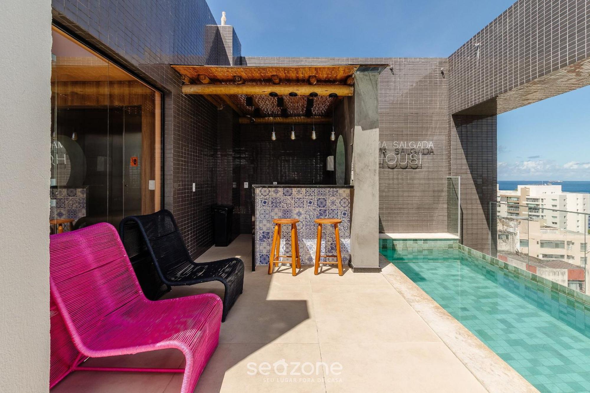 Apartamento Aptos Charmosos A 450m Da Da Barra Com Rooftop E Vista Mar - Prv