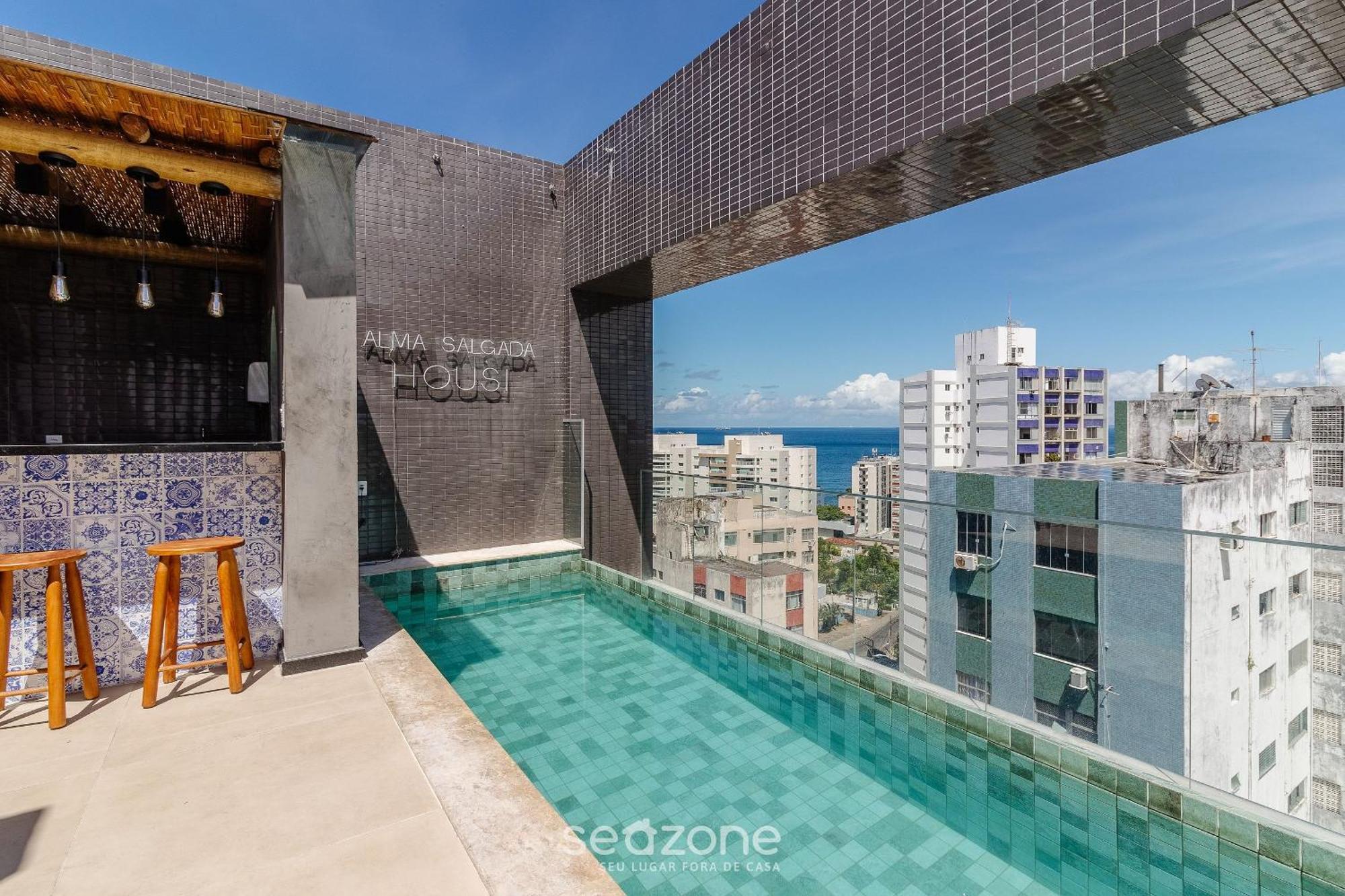 Aptos Charmosos A 450m Da Da Barra Com Rooftop E Vista Mar - Prv Apartamento