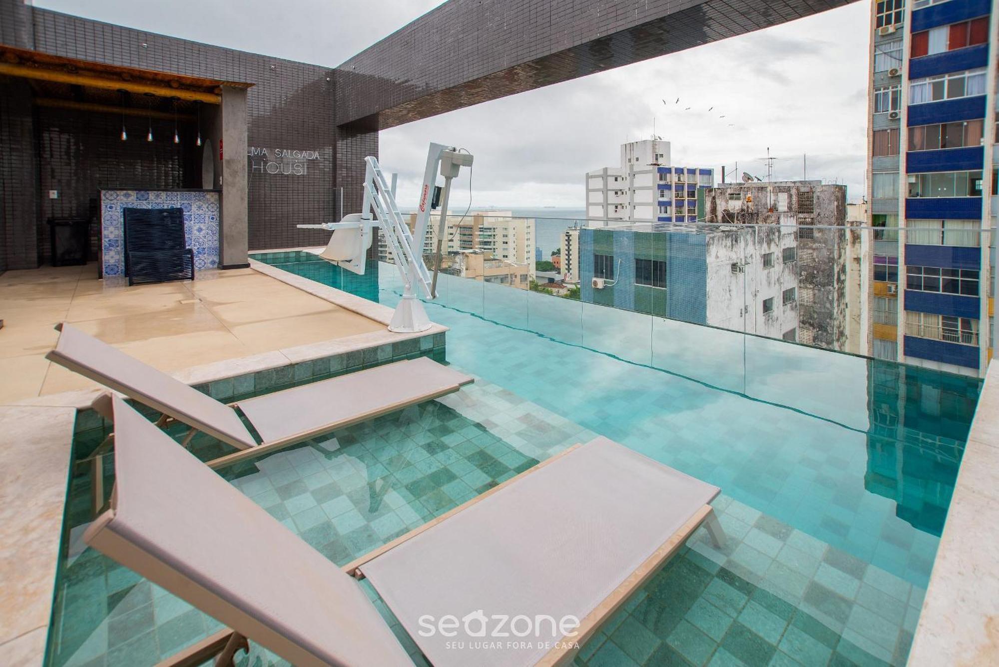 Aptos Charmosos A 450m Da Da Barra Com Rooftop E Vista Mar - Prv Apartamento *